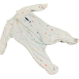 🛑 4/$20 Tuffy Zip Up 3 m Sleeper Pyjamas Baby Blue Boy Girl Clothing Clothes
